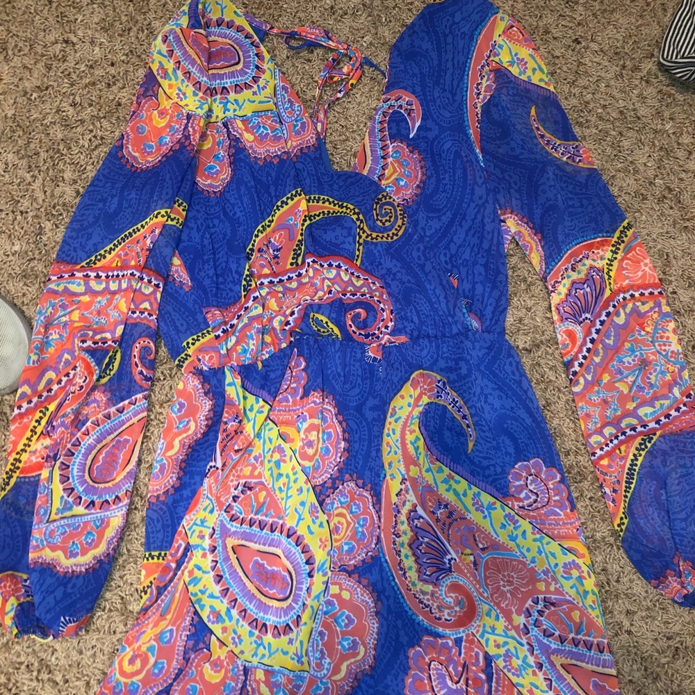 Paisley romper